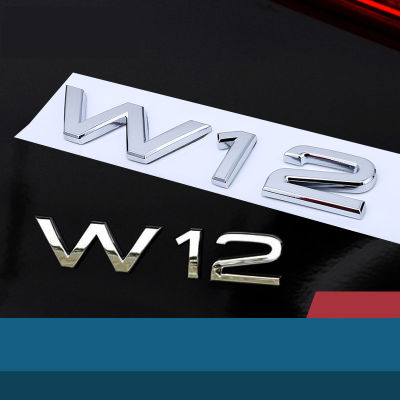 W12รถด้านหลังสติกเกอร์รถสติกเกอร์สำหรับ Audi A4 A6 A8 Q3 Q7 TT S8 S6 R8