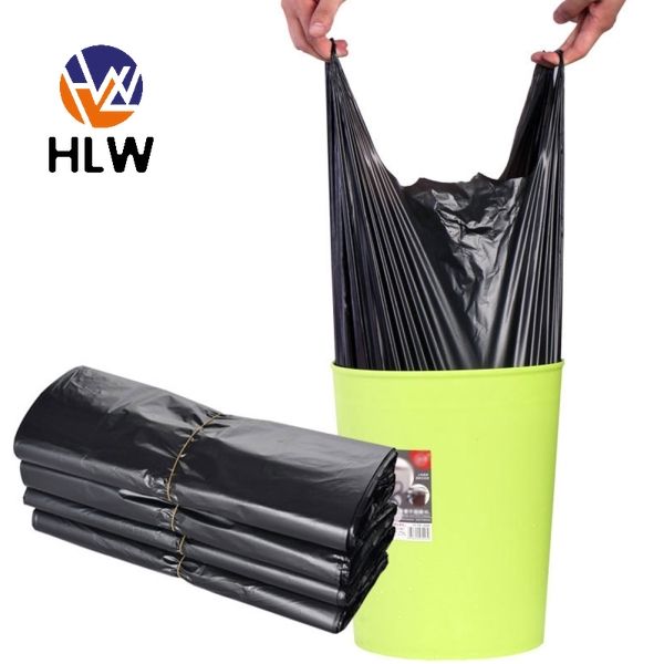 50pcs Trash Bags Large Capacity Trash Bag Disposable Thickened