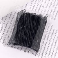 100 Pcs/Set 5cm Black Gold Hairpins for Women Lady Bobby Pins Invisible Wave Hairgrip Barrette Hairclip Hair Clips Accessories