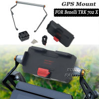 ใหม่รถจักรยานยนต์ GPS ผู้ถือศัพท์ USB &amp; Wireless Charger นำทาง cket Mount Stand สำหรับ Benelli TRK702 TRK 702 X TRK702X 2022-