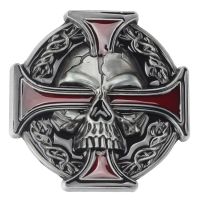 Skull skeleton belt buckle Belt DIY accessories Western cowboy style Smooth belt buckle Punk rock style k15 Belts