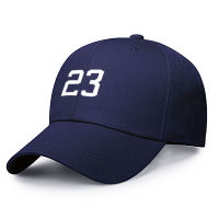 Unisex 100 Cotton Baseball Cap Men Women Embroidery Number 23 Fan Hat