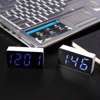 【YF】♀▬✌  Alarm Led Mirror Car Furnishings Digital Desk Bedroom Accessories Decoration Hours  Wall