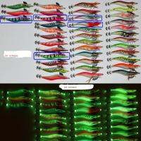 20pcs squid jigs size 3.5 13.5cm 20gsquid hook fishing lure squid luresOctopus Cuttlefish Shrimp Baits luminous lures