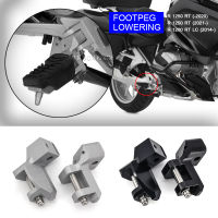 ชุดสำหรับ BMW ลด Footpeg R 1250 1200 Rt R1250RT R1200RT LC 2014-2022 2021 R1250 RT รถจักรยานยนต์สำหรับผู้ขับขี่ที่วางเท้าที่รองเท้าหน้า