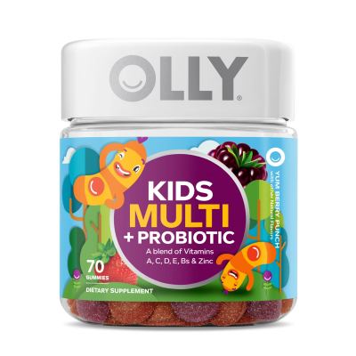 OLLY Kids Multi + Probiotic (70 Gummies) EXP : 09/23