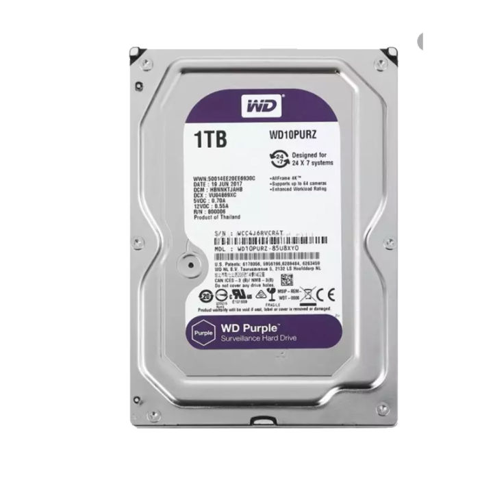 wd-purple-1tb-3-5-harddisk-for-cctv-wd10purz-สีม่วง-by-vstarcam-shop