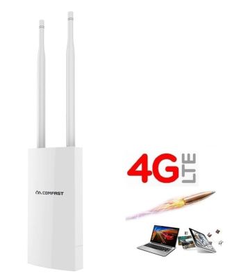 4G/3G Wifi Router SIM Card Waterproof Hotspot AP Outdoor CPE 2.4G LTE Wireless AP With Strong Signal Antennas Extend