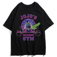 การผจญภัยJojo Bizarre Kujo Jotaro Giorno Giovannaผู้ชายฤดูร้อนเสื้อยืดHarajuku Streetwear Ulzzang Hip Hop Tops Teeเสื้อยืด S-5XL