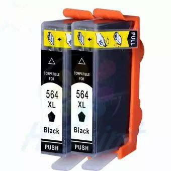 4 Black 564 XL 564XL Compatible Ink Cartridge For HP Photosmart 5510 5511 5512 5514 5515 5520 5525 6510 6512 6515 6520 7510 7515