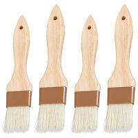 Restaurant Pastry Cleaning Brush for Grilling Butter, Egg Liquid or Marinated Pastries, Desserts, Dough or Meat 4 Packs