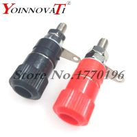 5PCS Terminal Blocks JS-910B 4MM Black Red FDKJGECF Terminal Connector Binding Post Banana Plug Amplifier Jack Mount WATTY Electronics