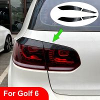 โครเมี่ยมตกแต่งฝาครอบเปลือกตาอุปกรณ์ตัดไฟหลัง4ชิ้นสำหรับ Volkswagen สำหรับ VW GOLF 6 MK6 GTI R 2009-2012แต่งรถหยุดหลอดไฟ