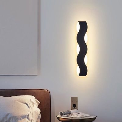 IKEE ห้องนอน ไฟ Led ติดผนัง โมเดิร์น ห้องนั่งเล่น โคมไฟติดผนัง โคมไฟหัวเตียง ตกแต่งบ้าน นอร์ดิก โคมไฟติดผนังภายใน
