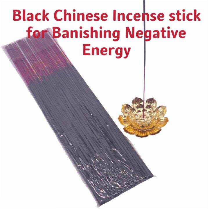Black Chinese Incense Stick for Banishing Negative Energy Lazada PH