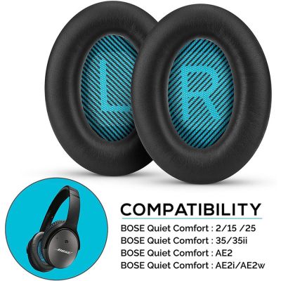 แผ่นโฟมหูฟัง แบบเปลี่ยน สําหรับ Bose Quiet Comfort 2 Qc2 Qc15 25 Qc25 Qc35 Ae2 Ae2I Ae2W QC7311632