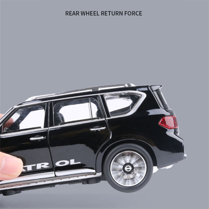 ใหม่1-24-alloy-diecast-รุ่นรถยนต์ของเล่น-nissan-patrol-miniature-off-road-โลหะรถรวบรวมของขวัญเด็กวันเกิด-toys