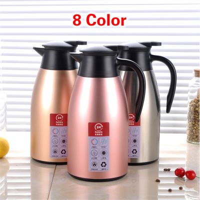 304 stainless steel Thermos pot 2L double vacuum Flask keep warm 24 hours Coffee Tea Milk Jug Thermal Pitcher Home And Office