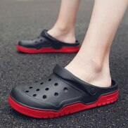 Nam Mới Dép crocks Dép Mùa Hè Thời Trang Giày tổ ong Crok ruer Guốc thoáng