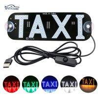 【CW】┇™☸  1pcs Taxi Sign Led Car Windscreen Cab Indicator Lamp 5V Windshield Guiding Lights Panel Accessories With USB driver