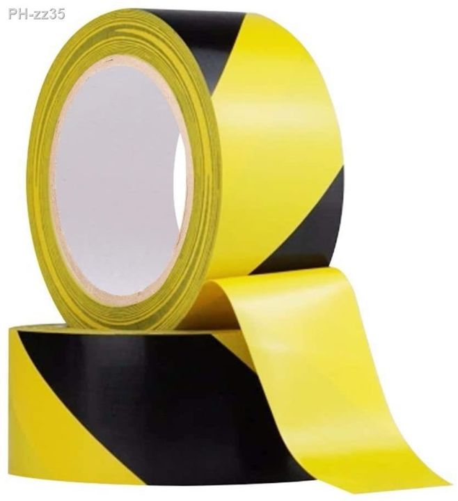 ☂ 2inch Hazard Warning Safety Tape Floor Marking Tape Single Sided ...