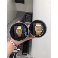 Đồng hồ nam nữ Casio A159 WR06, dây thép không gỉ sang trọng thumbnail
