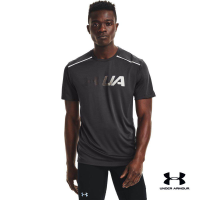 Under Armour UA Mens Run Graphic Print Fill Short Sleeve อันเดอร์ อาเมอร์ เสื้อออกกำลังกาย สำหรับผู้ชาย