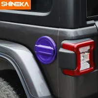 SHINEKA Tank Covers For Jeep Wrangler JL Car Gas Fuel Tank Cap Decoration Cover Stickers For Jeep Wrangler JL 2018+ Accessories