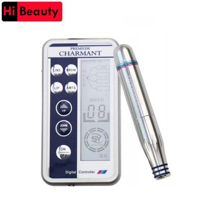 1 Set Permanent Digital Tattoo Pen For MTS Permanent Eyebrow Lip Line Shader Makeup Microneedling Charmant Machine Device