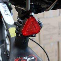 ✖ Triangle Tail Light Bicycle MTB Bike Motorcycle Electric Car 6LED Warning Light Night Riding Equipment Cycling Accessories