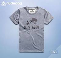 Rudedog เสื้อยืดชาย รุ่น Est. สีเทา (ราคาต่อตัว)