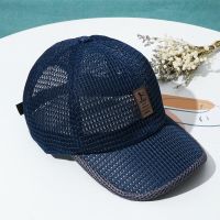 [hot]卐✺♀  Men Mesh Baseball Cap Brim Patchwork Snapback Label Stick Sunhat Outdoor Breathable Hip Hop Hats Casquette