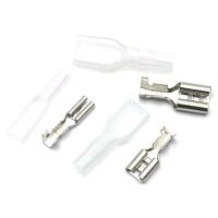 2.8mm 4.8mm 6.3mm 16A Switch Wire Connectors Crimp Terminals Spade Terminals With Transparent Insulating Sleeves Plug spring