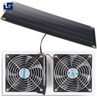 Morkc【Fast Delivery】Solar Panel Fan Kit 10W 6V Weatherproof Solar Fan For Chicken Coop Greenhouse Shed Pet House Window Exhaust