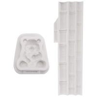 Bamboo Panda Silicone Mold Fondant Cake Decoration Mould Chocolate for Cakes