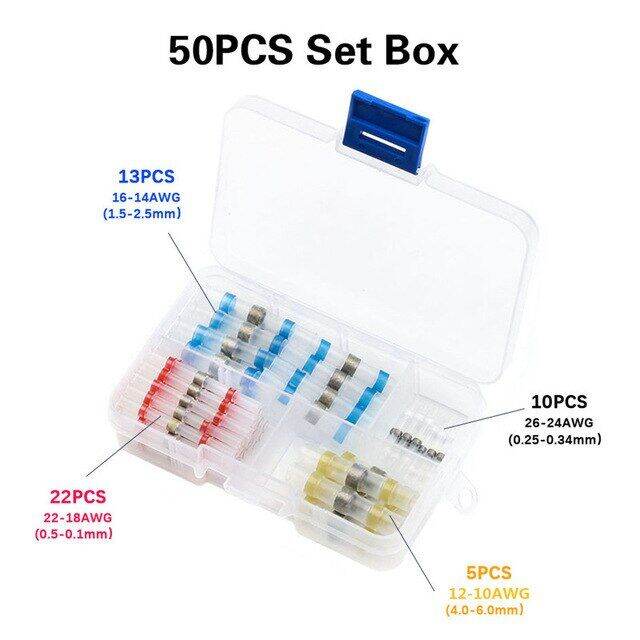 Solder Seal Wire Connectors Terminals Heat Shrink Sleeve Tube