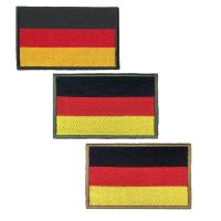 1PC German Flag Germany Armband Embroidered Patch Hook amp; Loop Or Iron On Embroidery Velcros Badge Cloth Military Moral Stripe