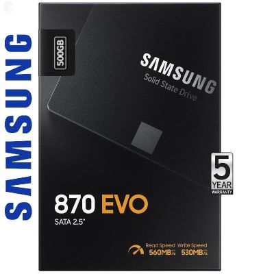 ลด 50% (พร้อมส่ง)Samsung 500GB 870 EVO SATA3 2.5" SSD(ขายดี)