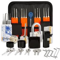 【YF】 Hand Pick Set Tool with Transparent Locks Combination for PracticeTransparent and Broken Key Remove