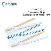 100Pcs 1/4W Metal Film Set Of Resistor 0R-22M 1 Tolerance 24K 30K 47K 68K 91K 100K 120K 160K 390K 10 Ohm Electronics Resistance