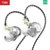 Trn TA Knowles ชุดหูฟังไฮบริด 1BA+1DD HiFi IEM 2PIN ถอดออกได้ สําหรับเล่นกีฬา