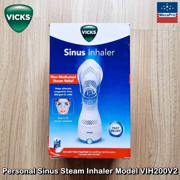 Vicks® Personal Sinus Steam Inhaler With Soft Face Mask Model Vih200v2vih200v2 วิคส์ เครื่องทำ 3324