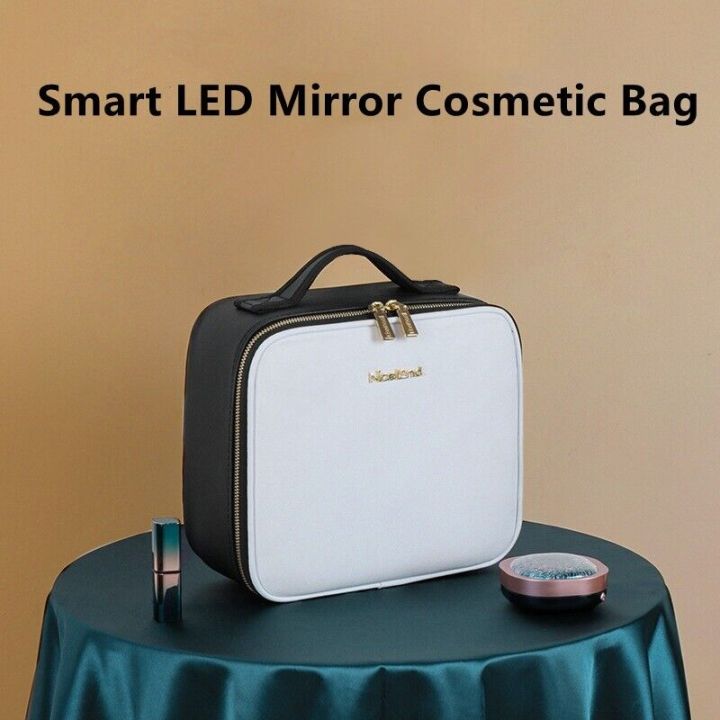 2022-women-case-mirror-cosmetic-leather-waterproof-pu-bag-capacity-with-smart-led-new