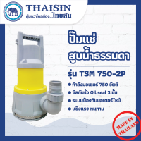 ปั๊มไดโว่ ปั๊มแช่พลาสติก ขนาด 1 แรง กำลังไฟ 750 วัตต์  ท่อ 2 นิ้ว สำหรับสูบน้ำธรรมดา THAISIN TSM-750-2P