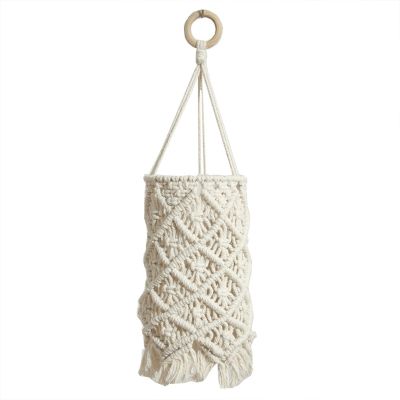 Macrame Lamp Shade Boho Hanging Pendant Light Cover Modern Office Home Decor