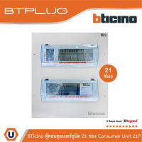 BTicino ตู้คอนซูเมอร์ ยูนิต (ปลั๊ก-อิน) 21 ช่อง Consumer Unit Plug-In BTPLUG รุ่น BTCN21 สั่งซื้อได้ที่ร้าน Ucanbuys