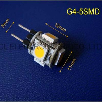 【☸2023 New☸】 gaqiugua6 คุณภาพสูง Dc12v G4ไฟคริสตัล Led G4ไฟตกแต่งแอลอีดี Dc12v G4โคมไฟ Led Gu4ไฟ Led 12vdc 5ชิ้น/ล็อต