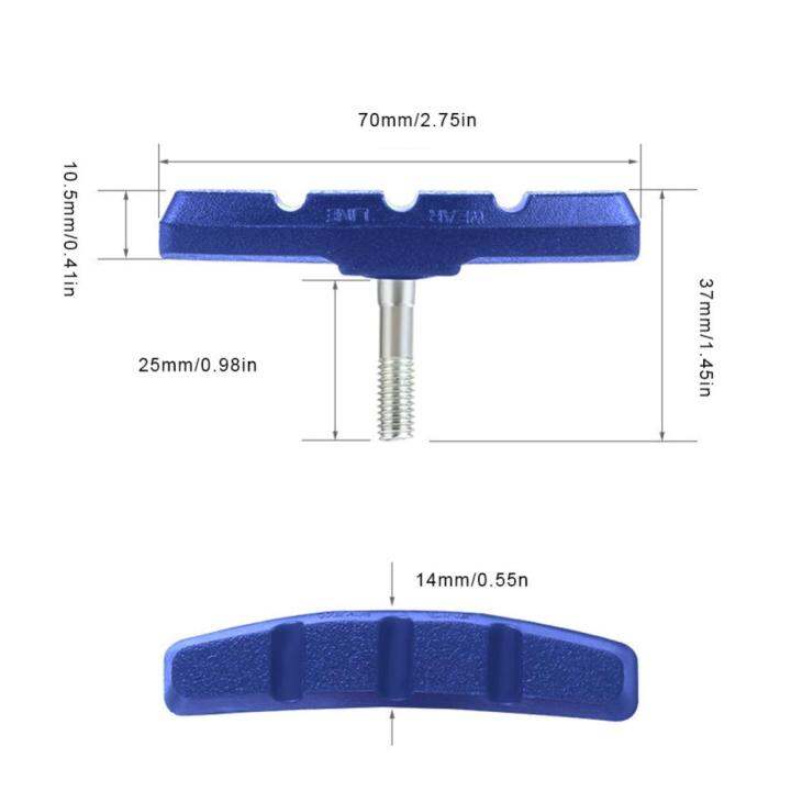 บล็อกเบรกจักรยานยาง-v-แผ่นเบรครองเท้า-จักรยานถนนเสือภูเขาอุปกรณ์ชิ้นส่วนจักรยานทนชุดสวมใส่น้ำหนักเบา