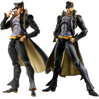 25ซม. Super Action รูปปั้น Big jotaro kujostar Platinum อะนิเมะรูป jojos bizarre ADVENTURE part. ของเล่นตุ๊กตารูปการกระทำ III