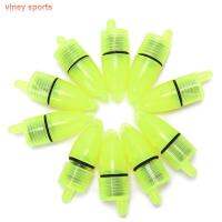 VINEY ไฟไนท์ไลท์กัดสำหรับกลางแจ้ง10ชิ้นเหยี่อปลาอุปกรณ์ตกปลา